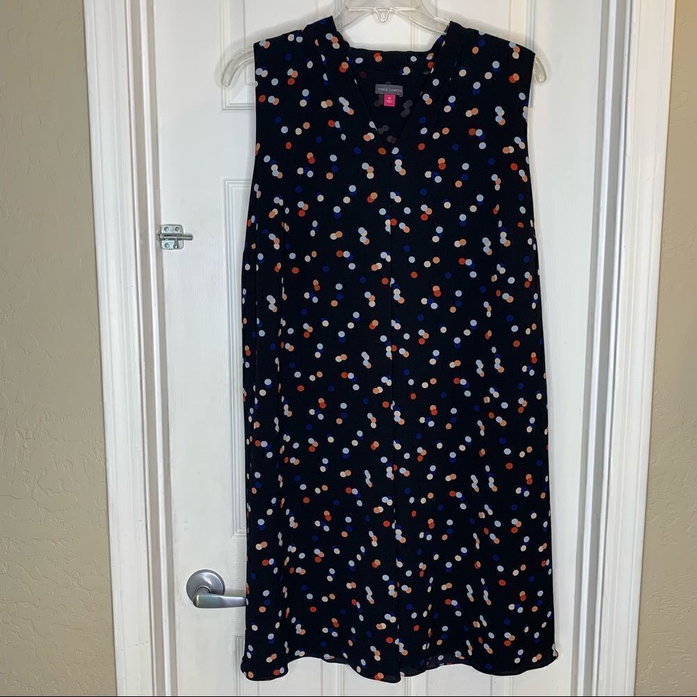 Vince Camuto Polka Dot Confetti Multicolored Dress Size 2X